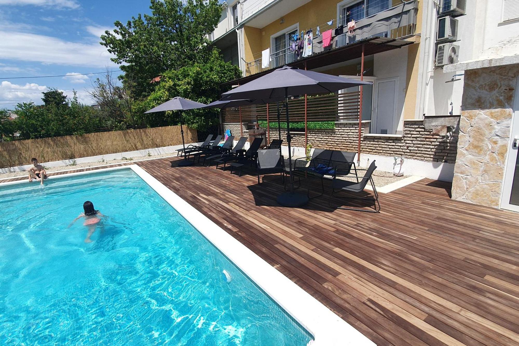 With A Swimming Pool Kastel Luksic, - 20582 Apartment Kastela